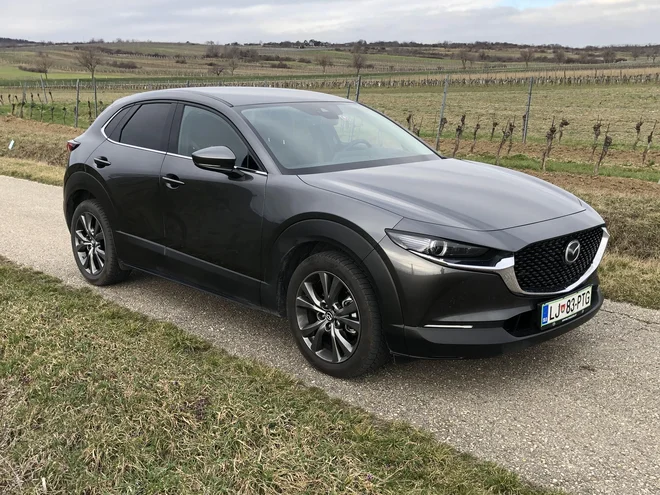 Mazda CX-30 je avtomobil, ki ni samo za v mesto.
FOTO Aljaž Vrabec