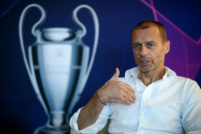 Aleksander Čeferin je potrdil zanimanje za nogomet tudi na ozemlju ZDA. FOTO: Franck Fife/AFP