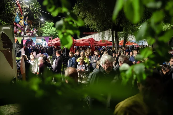 Včerajšnje kresovanje na Rožniku. FOTO: Črt Piksi