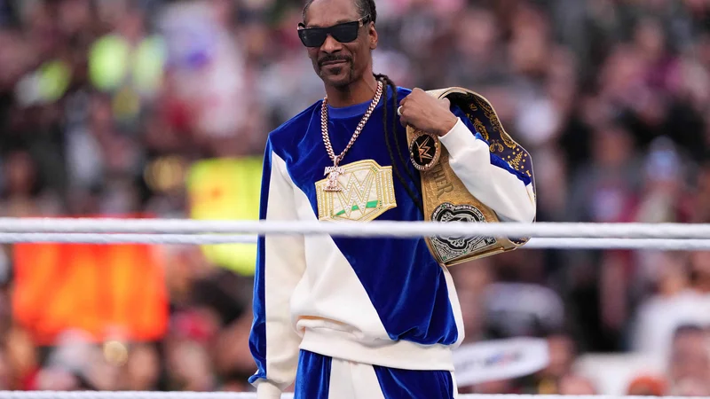 Snoop Dogg je reden gost športnih dogodkov v Severni Ameriki. FOTO: USA Today