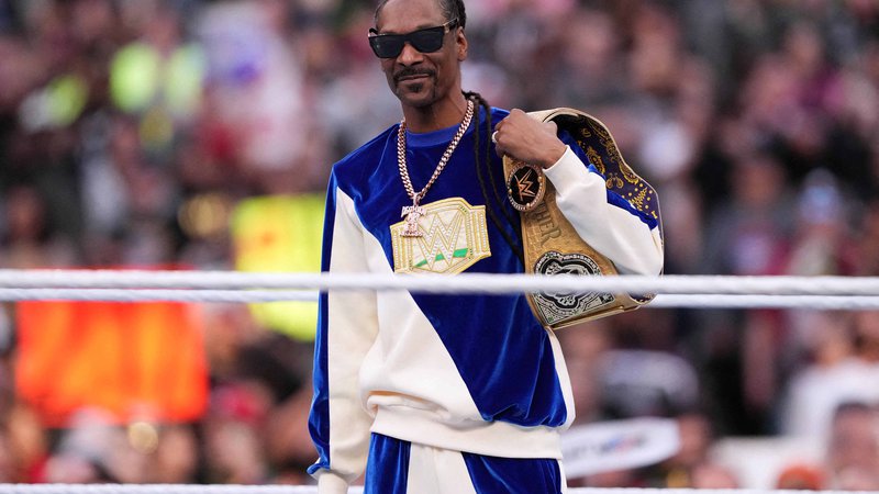 Fotografija: Snoop Dogg je reden gost športnih dogodkov v Severni Ameriki. FOTO: USA Today
