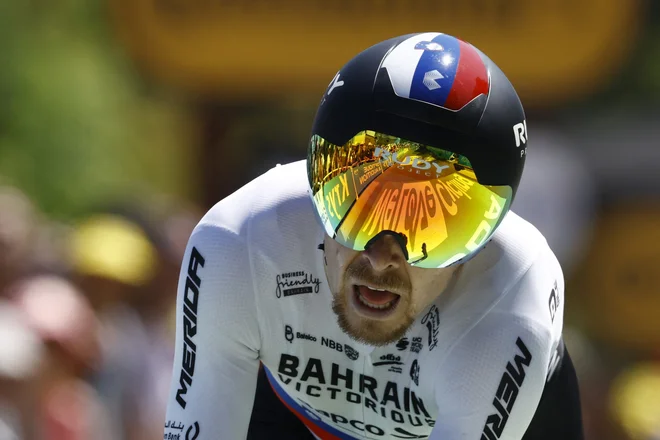 Jan Tratnik jo je še dobro odnesel. FOTO: Gonzalo Fuentes/ Reuters