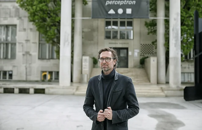Aleš Vaupotič je bil na mesto direktorja Moderne galerije imenovan aprila 2021. FOTO: Blaž Samec/Delo