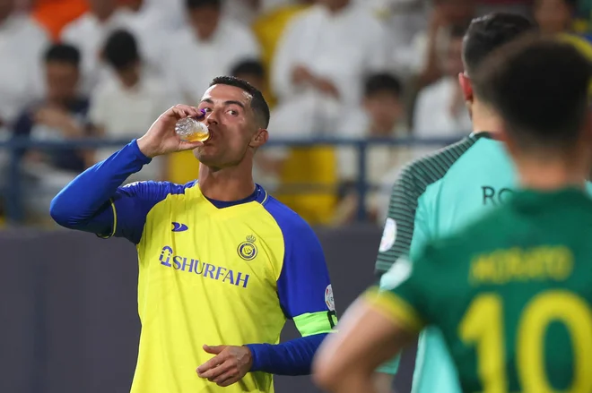 Cristiano Ronaldo ni dosegel gola proti Al-Khaleeju. FOTO: Fayez Nureldine/AFP