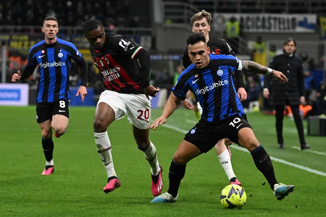 Lautaro Martinez je gonilna sila Interjevega napada, odlično se ujame z Romelujem Lukakujem. Foto Afp
