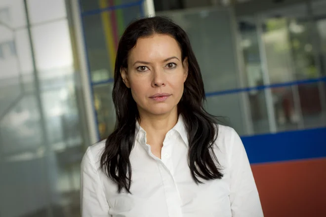 Jana Kolar je sodelovala pri oblikovanju EIC, zdaj pa je njegova ambasadorka. FOTO: Voranc Vogel

 