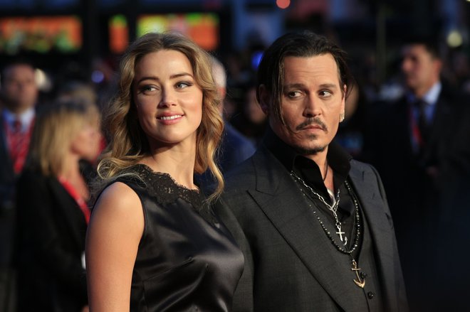 Amber Heard in Johnny Depp v srečnih časih FOTO: Profimedia