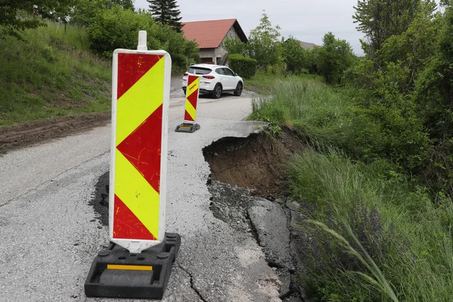 Največ plazov je bilo na območju Šentilja. FOTO: Blaž Samec/Delo