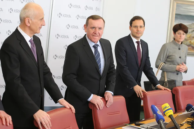 Uprava Krka, ki jo vodi Jože Colarič, ima letos drugačne izzive kot lani. FOTO: Tomi Lombar/Delo