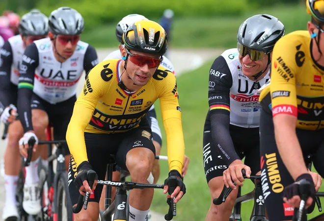 Primož Roglič je več kot pripravljen na naslednjo preizkušnjo, pravi športni direktor Marc Reef. FOTO: Luca Bettini/AFP