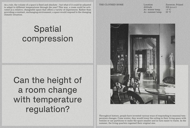 Grafično opremo paviljona in knjigo z naslovom +/– 1 °C: V iskanju dobro uglašene arhitekture je zasnoval Žiga Testen. FOTO: arhiv avtorja