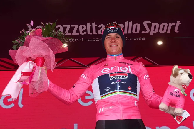 Remco Evenepoel ne bo spreminjal svojih načrtov. FOTO: Luca Bettini/AFP