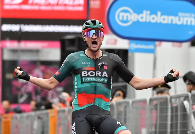 Nico Denz je zmagal na 12. in 14. etapi letošnjega Gira. FOTO: Jennifer Lorenzini Reuters