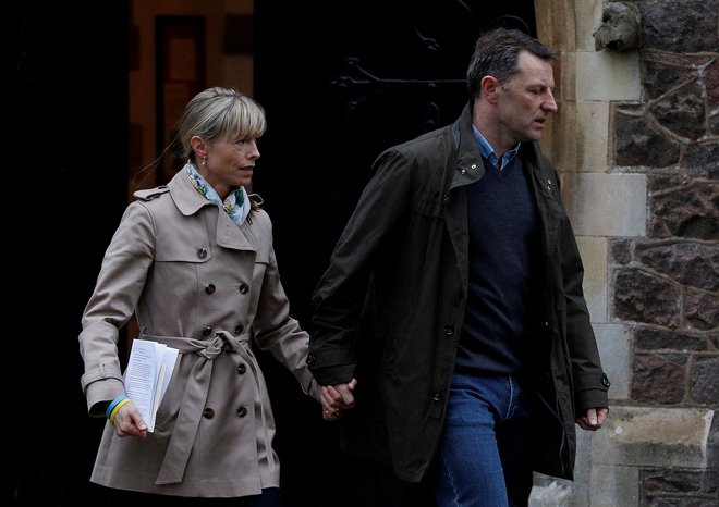 Kate in Gerry McCann, nesrečna starša deklice, sta se znašla celo na seznamu osumljencev. FOTO: Darren Staples/Reuters