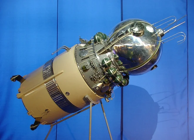 Eden izmed modelov plovila Vostok. FOTO: Wikimedia

 