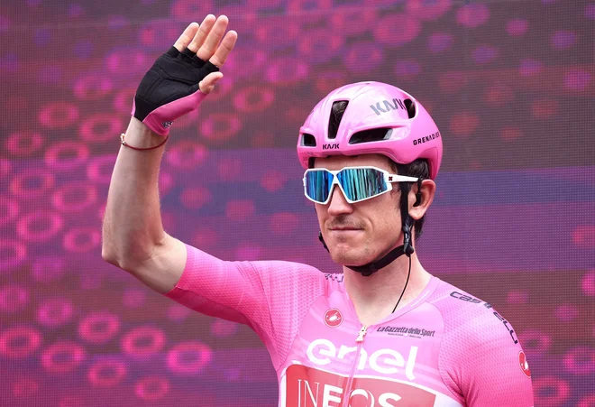 Geraint Thomas je že kolesarska legenda. FOTO: Luca Bettini/AFP