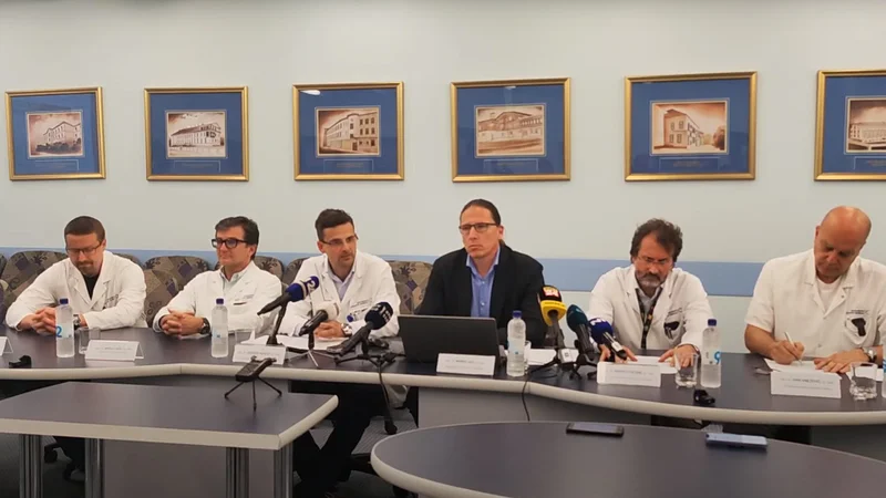 Vodstvo UKC Ljubljana miri zaskrbljeno javnost. FOTO: STA/zajem zaslona