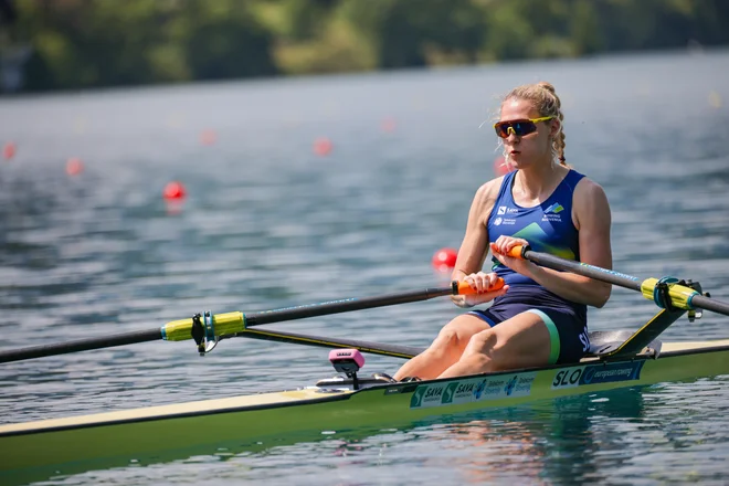 Nina Kostanjšek si je priveslala polfinlae. FOTO: VZS