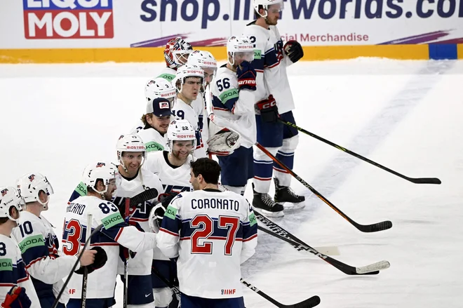 ZDA so izločile Češko. FOTO: Emmi Korhonen/AFP