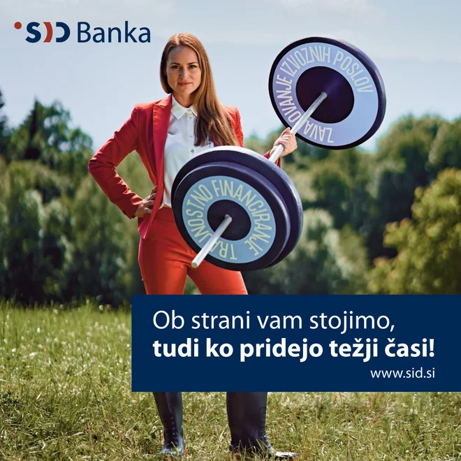 SID banka vam ob strani stoji, tudi ko pridejo težji časi. FOTO: SID banka