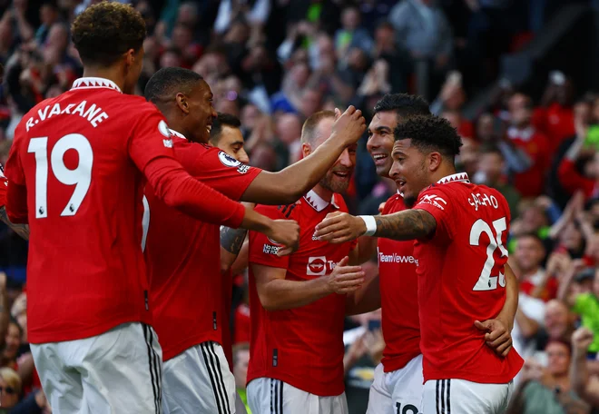 Manchester United je opravil svojo nalogo v tej sezoni, v naslednji bo igral v ligi prvakov. FOTO: Molly Darlington/Reuters