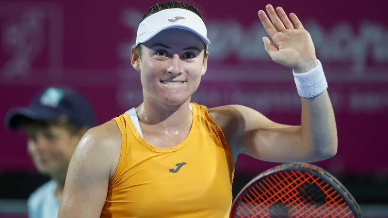 Fotografija: Tamara Zidanšek bo edina Slovenka v uvodnem kolu Roland-Garrosa. FOTO: Matej Družnik/Delo