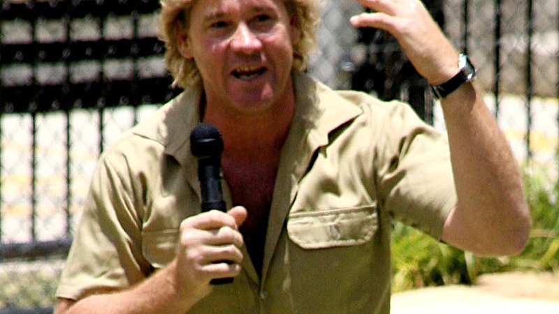 Fotografija: Steve Irwin je zaslovel kot voditelj dokumentarcev Lovec na krokodile, zunaj medijskih luči pa je vodil Avstralski živalski vrt v Queenslandu. FOTO: Wikipedia