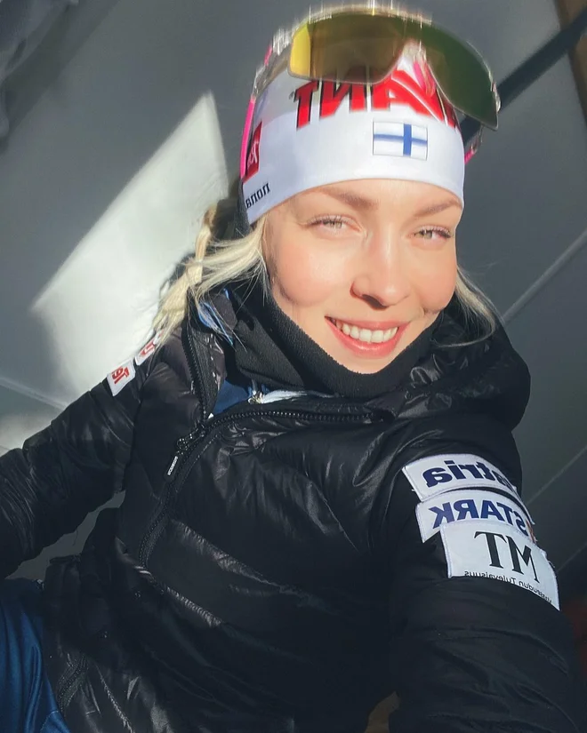 Erika Jänkä je imela med treningom bližnje srečanje z dvema medvedoma. FOTO: Instagram E. J.