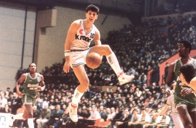 Dražen Petrović v dresu kultne Cibone. FOTO: KK Cibona