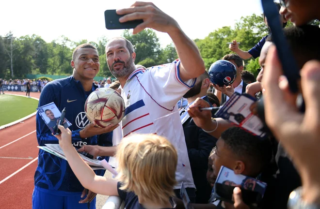 Mbappe, ki se je PSG pridružil leta 2017 za okoli 180 milijonov evrov, je s PSG osvojil pet naslovov francoskega prvaka in postal najboljši strelec kluba v zgodovini. FOTO: Franck Fife/Afp