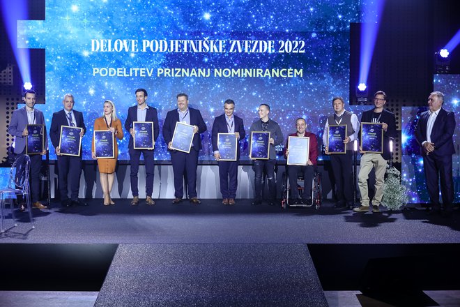 Lanskoletni nominiranci za Delovo podjetniško zvezdo. FOTO: Črt Piksi/Delo