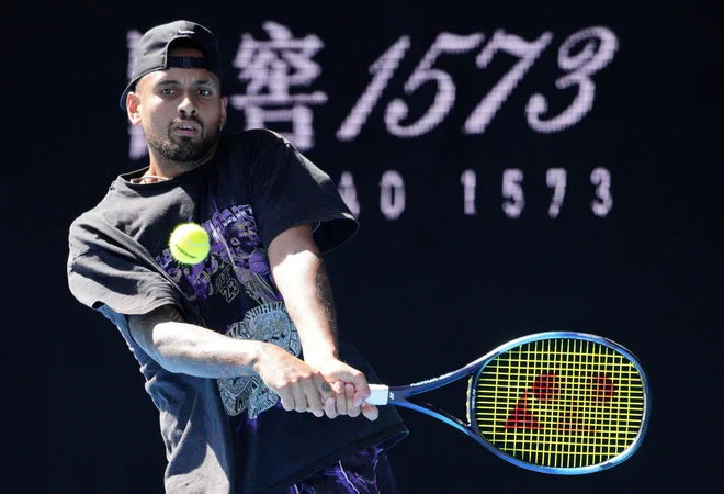 Nick Kyrgios velja za nadarjenega teniškega igralca, a tudi človeka vzkipljive narave. FOTO: Sandra Sanders/Reuters