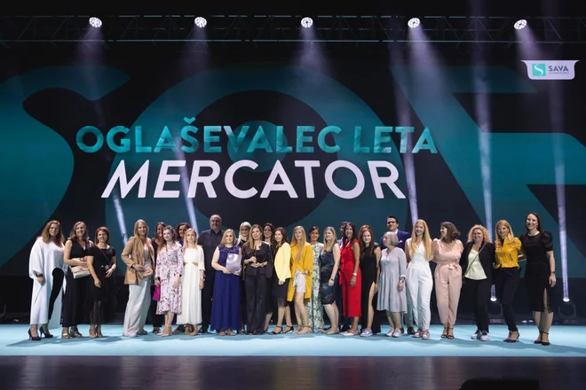 Oglaševalec leta je podjetje Mercator. FOTO: Žiga Intihar/Festival Sof