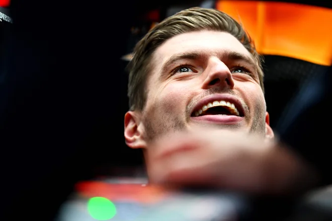Max Verstappen dobro razpoložen pričakuje dirko v Montrealu. FOTO; Dan Mullan/AFP