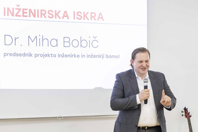 Miha Bobič, predsednik projekta Inženirke in inženirji bomo. FOTO: Andrej Križ Za Mediade