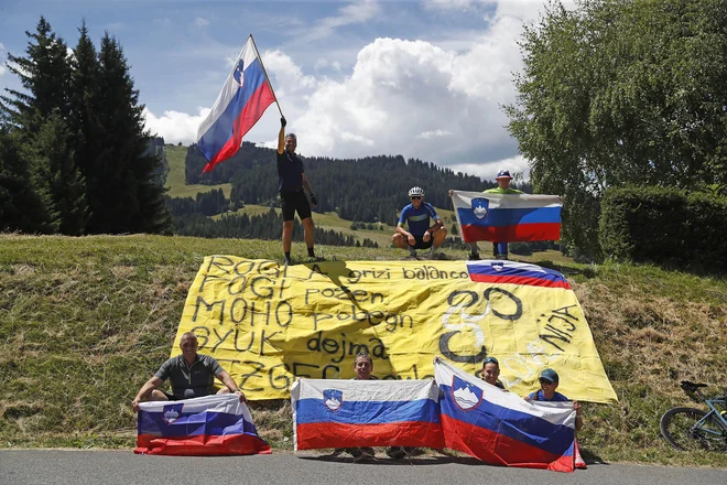 Tudi Megève je bil lani slovensko obarvan. FOTO: Leon Vidic/Delo 