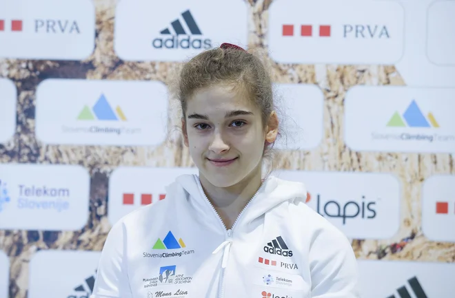 Lucija Tarkuš je opozorila nase v balvanskem plezanju. FOTO: Jože Suhadolnik/Delo