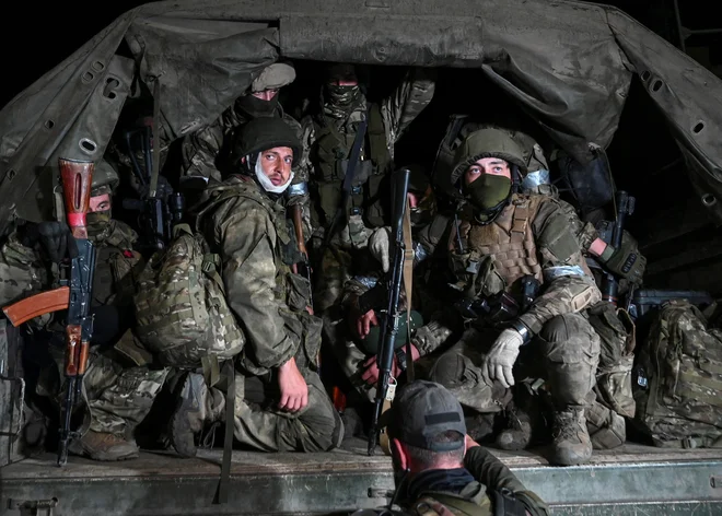 Vojaki skupine Wagner. FOTO: Stringer Reuters