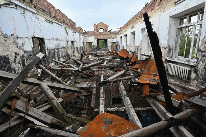 Iz Kremlja so v sredo sporočili, da ruska vojska napada zgolj objekte, ki so »tako ali drugače povezani z vojaško infrastrukturo«. FOTO: Sergey Bobok/AFP