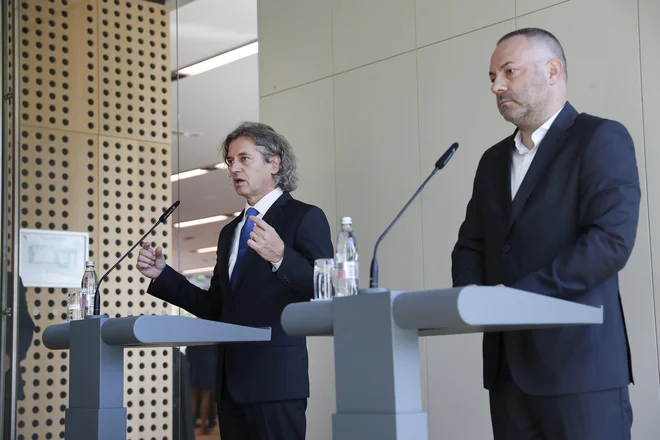 Danijel Bešič Loredan je drugi minister, ki zapušča Golobovo vlado.  FOTO: Leon Vidic/delo