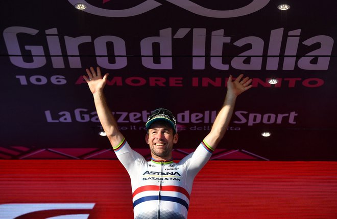 Mark Cavendish je dobil zadnjo etapo Gira. FOTO: Jennifer Lorenzini/Reuters