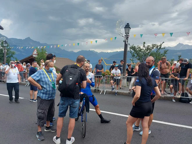 Luka pred novinarji. FOTO:Polona Strnad