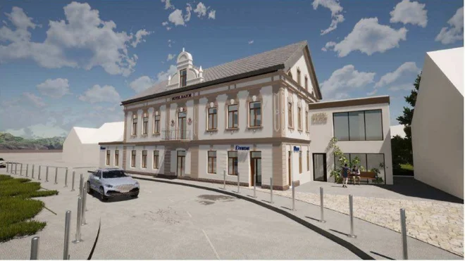 »Ponosno napovedujemo prenovo prvega in najstarejšega hotela v Kranjski Gori, da znova zaživi v vsej svoji lepoti in veličini«, je investitor lani objavil na svojem profilu FB. FOTO: GP Drava