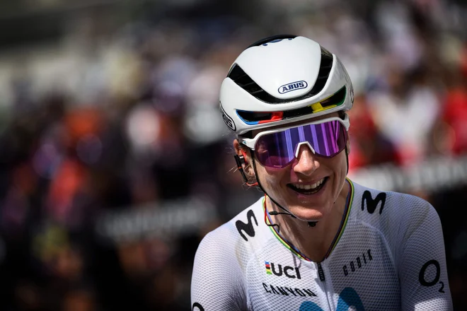 Annemiek van Vleuten lanske zmage ne bo ponovila. FOTO: AFP