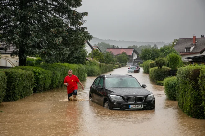 Ljubljani ni bilo prizaneseno. FOTO: Voranc Vogel/Delo