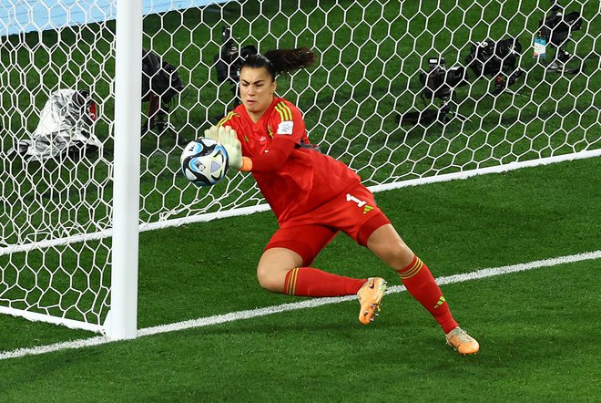 Zećira Mušović je bila junakinja tekme. FOTO: Hannah Mckay/ Reuters