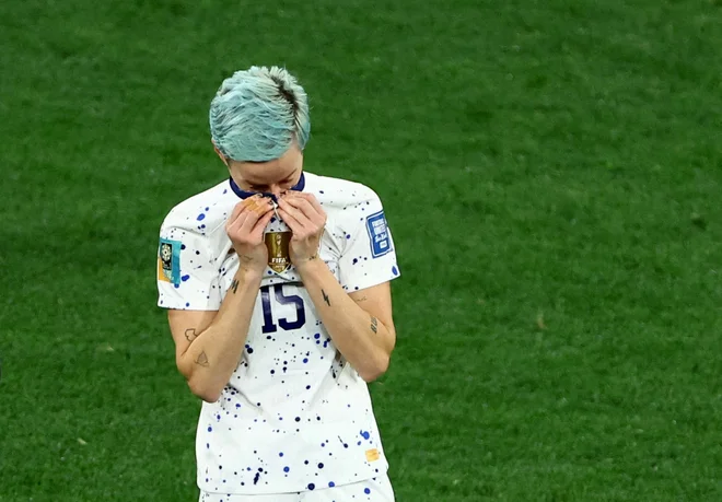 Megan Rapinoe si je obetala lepši konec kariere. FOTO: Hannah Mckay/Reuters