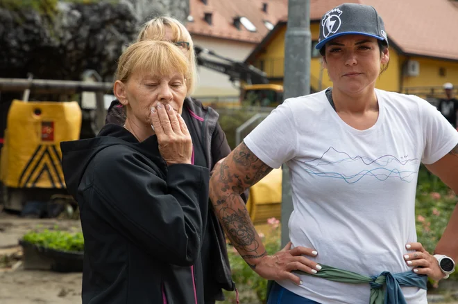 Žerjav pri Črni na Koroškem 6. avgusta. FOTO: Voranc Vogel/Delo