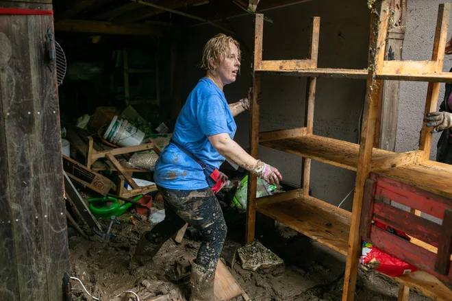 Razdejanje v Puštalu FOTO: Voranc Vogel/Delo