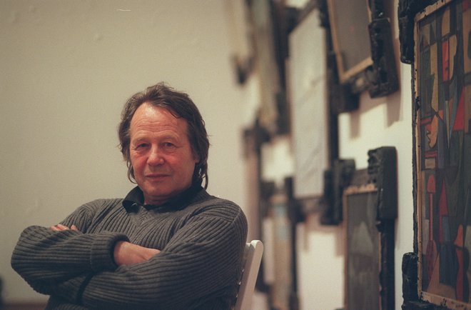 Leta 2001 je za slikarski opus prejel Prešernovo nagrado FOTO: Matej Družnik/Delo